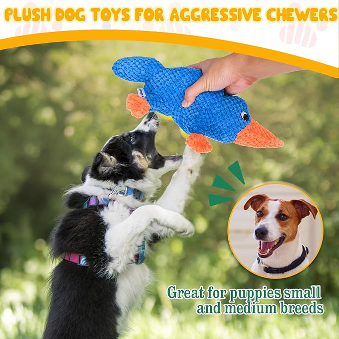Vitscan Squeaky Dog Toys for Aggressive Chewers Large Breed, Large Dog Toys for - Image 3