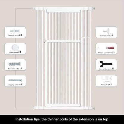 Gardner Pet 51"-87" Extra Tall Cat Gate - Image 9
