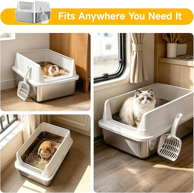 Stainless Steel Litter Box - Image 9