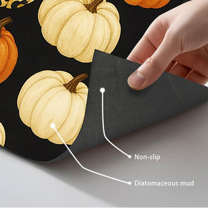 HOMETITUTE Fall Pumpkin Pet Feeding Mat Thankgiving Theme Dog and Cat Food Mat - Image 5