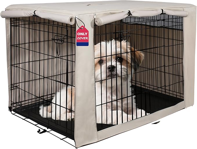 HiCaptain Dog Crate Cover 24.0" L x 18.0" W x 20.0" H by HiCaptain