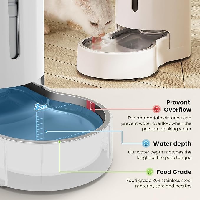 CZPET Elevated Dog Water Bowl Dispenser - Image 6