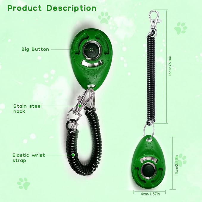 Pet Training Clicker with Wrist Strap - Image 5