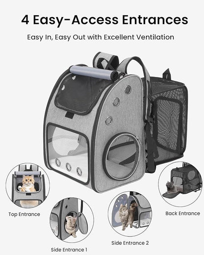 Expandable Cat Backpack Carrier, Airline Approved Pet Carrier - Image 6