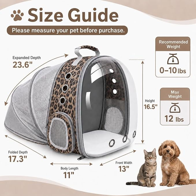Expandable Cat Carrier Backpack - Image 2