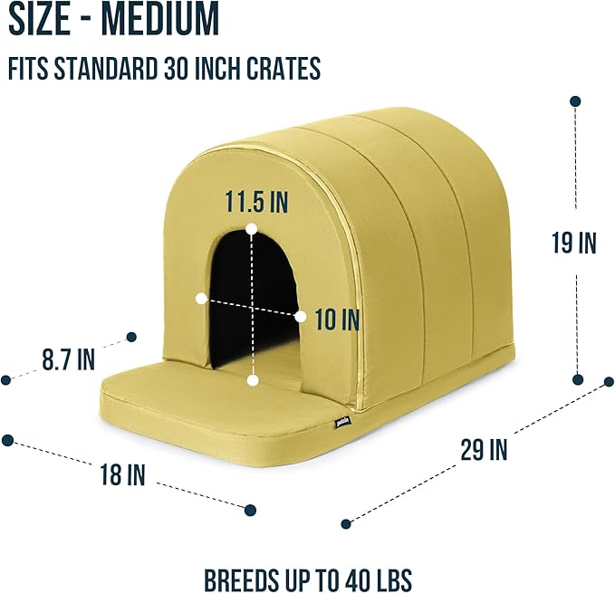 PELZIN Orthopedic Dog Bed House - Image 8
