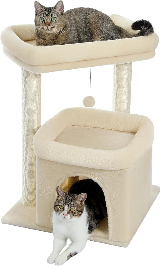 PEQULTI Cat Tree Cat Tower for Large Cats by PEQULTI