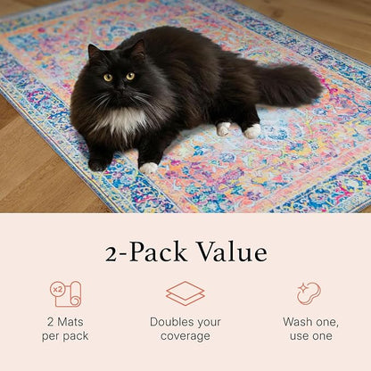 Lovewag Cat Litter Box Mats 2 Pack - Image 4