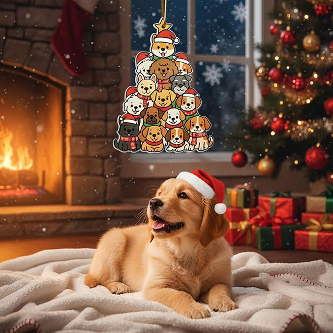 Funny Pet Ornament Gift for Dog Mom, Dog Christmas Tree Ornament, 2025 - Image 6