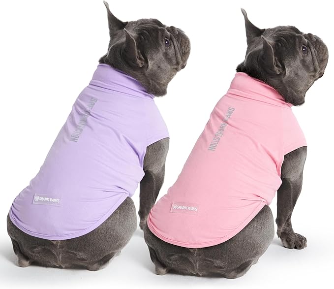 Spark Paws Sunblock Dog T-Shirt, SPF30 Protection, Lightweight Breathable Quick by SparkPaws