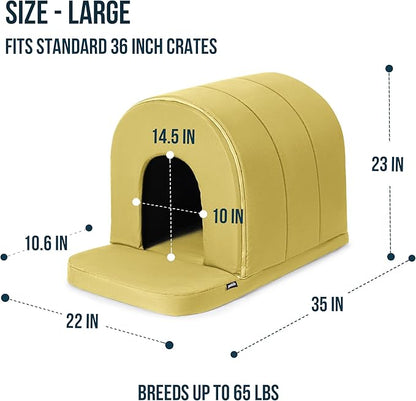PELZIN Orthopedic Dog Bed House - Image 9