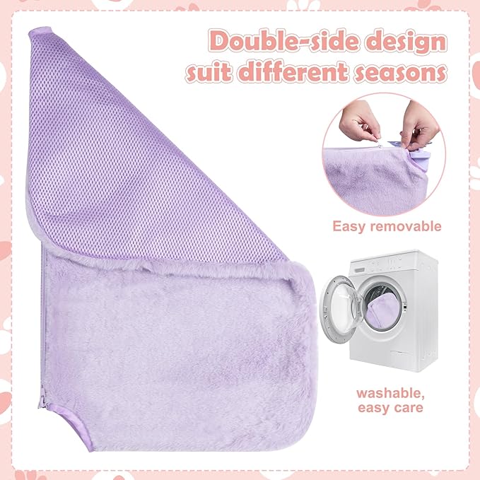 2 Pack Cat Window Perch, Cat Window Hammock Cordless Foldable Window Bed - Image 4