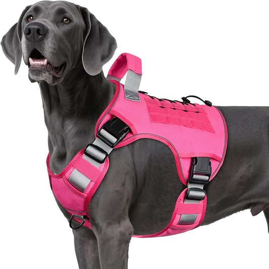 WINGOIN Tactical Dog Harness for Extra Large Dogs, Heavy Duty No Pull Dog by WINGOIN