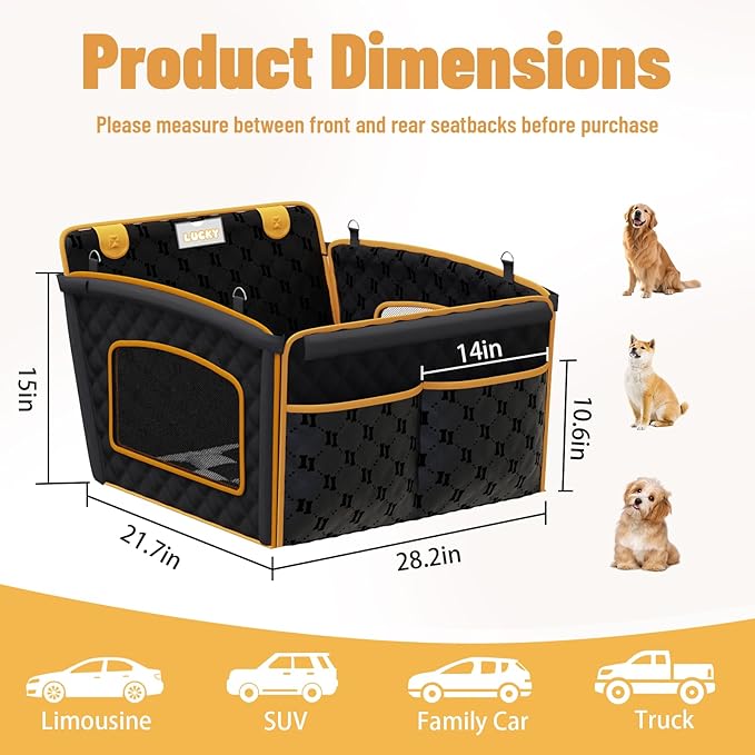 2-in-1 Dog Car Seat for Large Dogs Set - Image 7