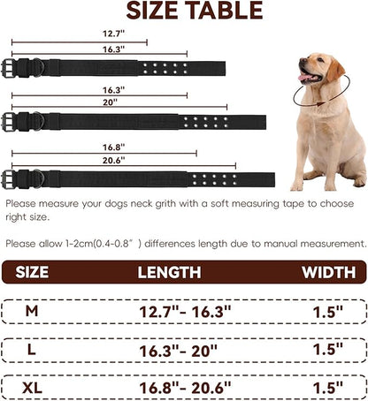 Heavy Duty Dog Collar for Large Dogs, Tactical Dog Collars - Image 2