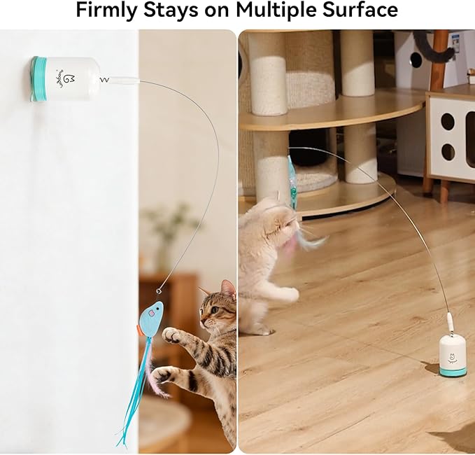 Migipaws Interactive Automatic Cat Teaser Wand Toy - Image 3