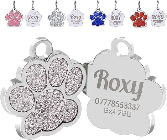 EDSG Cat Dog Tags Personalized for Pets, Dog Name Tags Cat Name ID Tag by EDSG