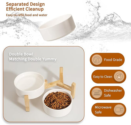 Elevated Ceramic Dog Bowl Set - Image 5