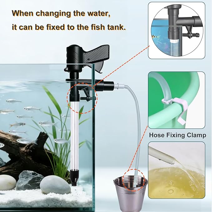 Carefree Fish Aquarium Gravel Cleaner 15~30In - Image 4