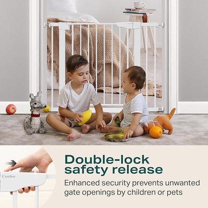 Cumbor 36" Extra Tall Baby Gate - Image 4