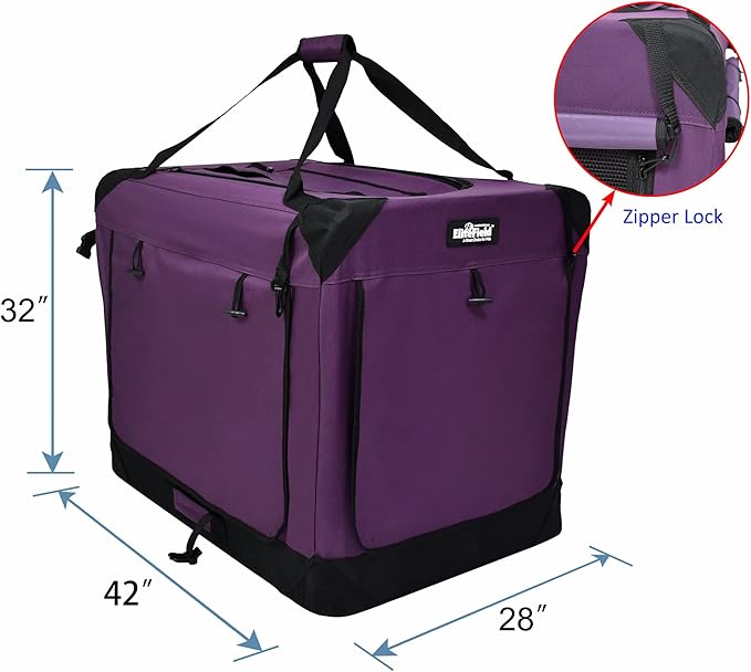 EliteField 4-Door Folding Soft Dog Crate - Image 2