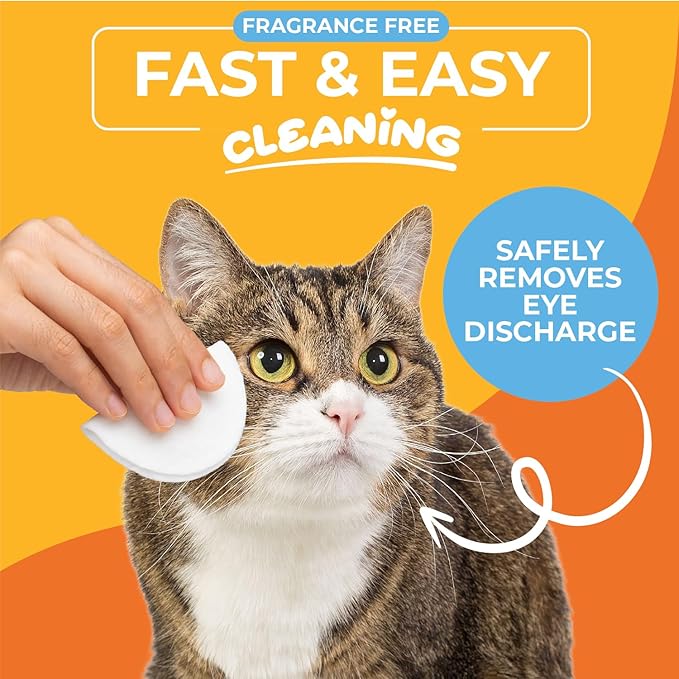 Dog & Cat Eye Wipes Hypoallergenic Eye & Face Wipes - Image 2