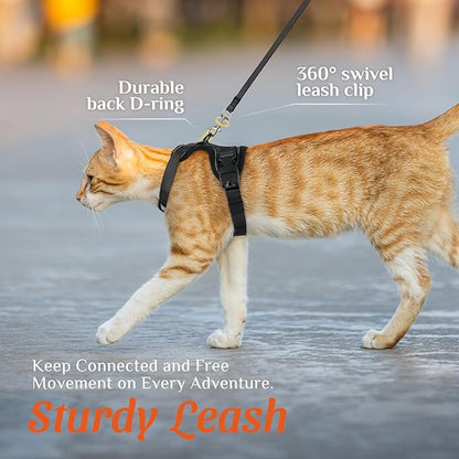 Dooradar Cat Harness and Leash Set, Escape Proof Soft - Image 7