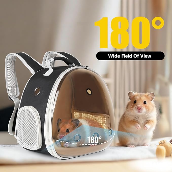 Portable Guinea Pig Backpack, Polarized Bubble Backpack - Image 3