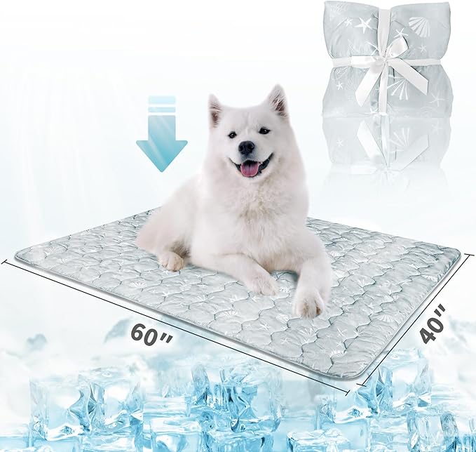 NWK Dog Cooling Blanket, Q-Max>0.345, Ice Silk Cool to Touch Material, - Image 5