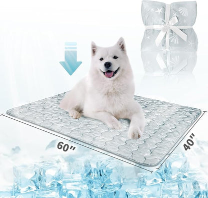 NWK Dog Cooling Blanket, Q-Max>0.345, Ice Silk Cool to Touch Material, - Image 5