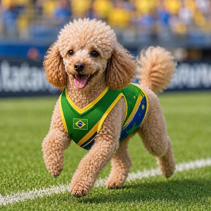V-DECORPARKS Dog Jersey Custom Name Number, Pets Soccer Jersey - Image 2
