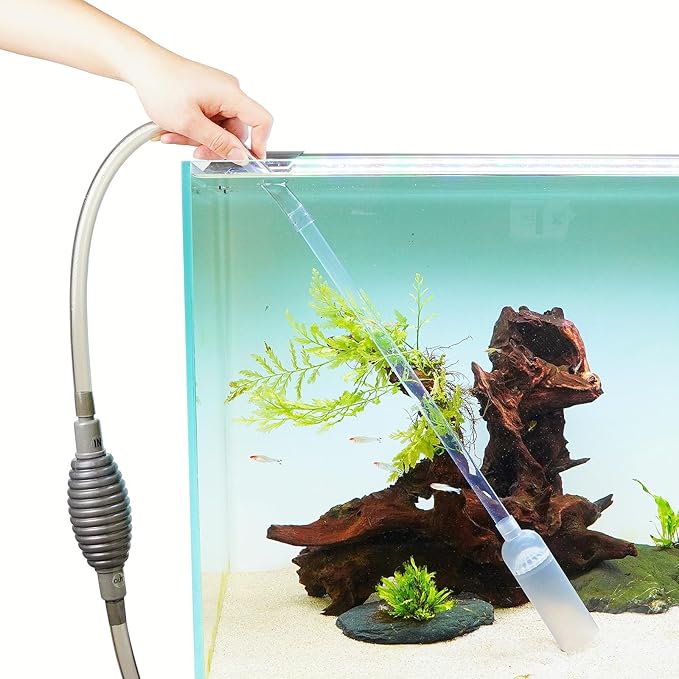 Fish Tank Cleaning Kit with Aquarium Siphon, Fish Net - Image 2
