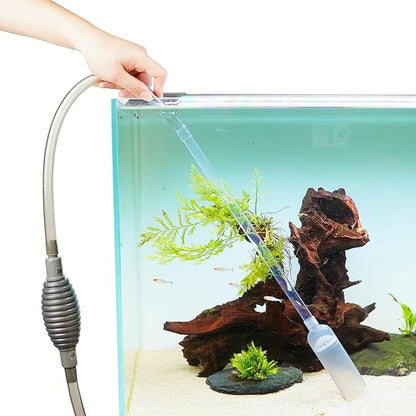 Fish Tank Cleaning Kit with Aquarium Siphon, Fish Net - Image 2