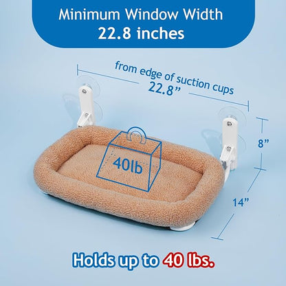 Zakkart Foldable Cat Hammock for Window - Image 4