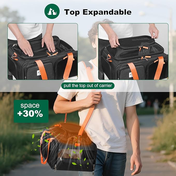 pidipiti 17x13x8 Frontier Allegiant Breeze Airlines Approved top Expandable pet - Image 4