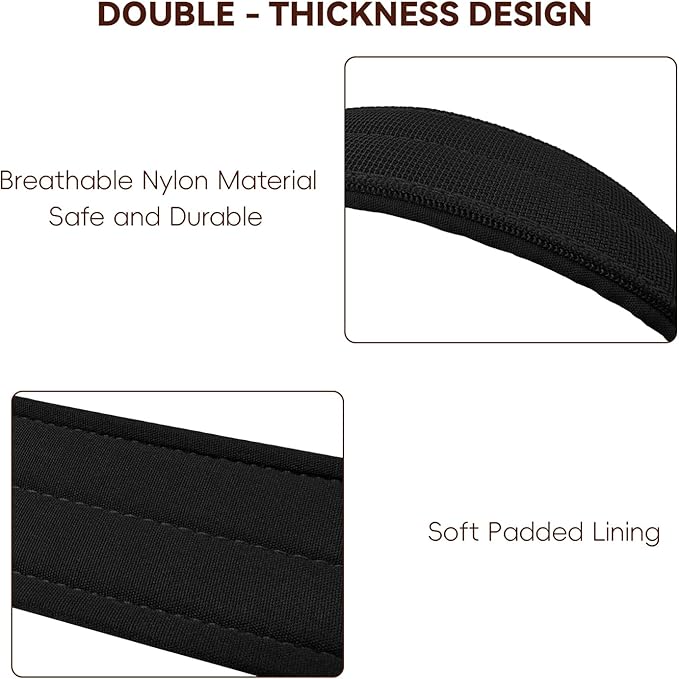 Heavy Duty Dog Collar for Large Dogs, 1.5" Width Thick Adjustable Nylon Collar - Image 5