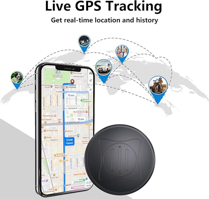 GPS Tracker for Vehicles, Car GPS Tracker Portable Real Time Magnetic GPS - Image 4