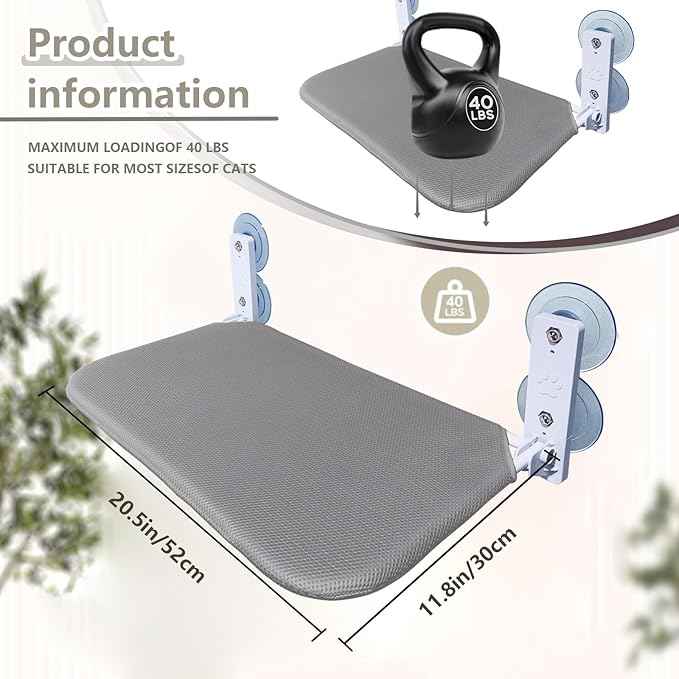 Cat Window Perch Seat Hammock, Foldable Hammock - Image 4