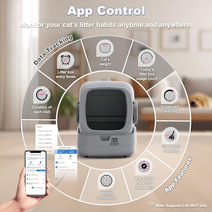UPFAS Automatic Cat Litter Box Self Cleaning - Image 3