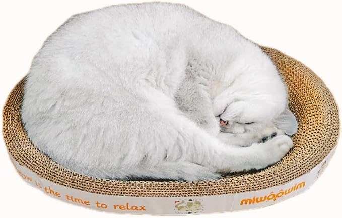 Miwoowim 3PCS 2 Cat Scratcher Bowl +1 Corrugated Scratch Pad - Image 6