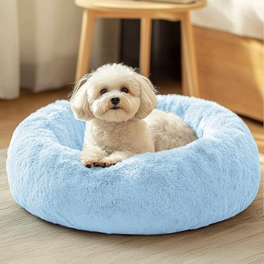 JOLLYVOGUE Dog & Cat Bed, Calming Anti-Anxiety Pet Bed by JOLLYVOGUE