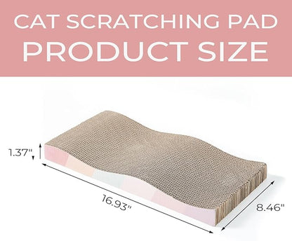 SIDAZON Cat Scratching Pads Cardboard Cat Scratchers - Image 2
