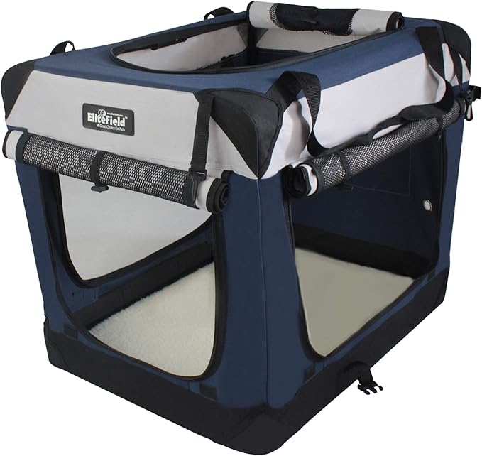 EliteField 4-Door Folding Soft Dog Crate - Image 8