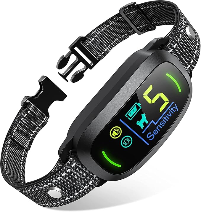 FAFAFROG Dog Bark Collar, Rechargeable Smart Collar, Anti Barking Training by FAFAFROG