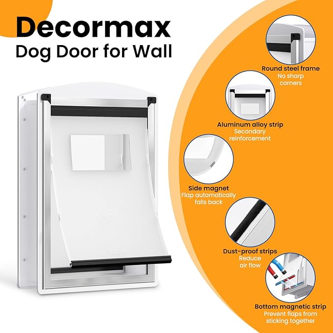 Cat Door for Wall, Energy Efficient Pet Door - Image 3