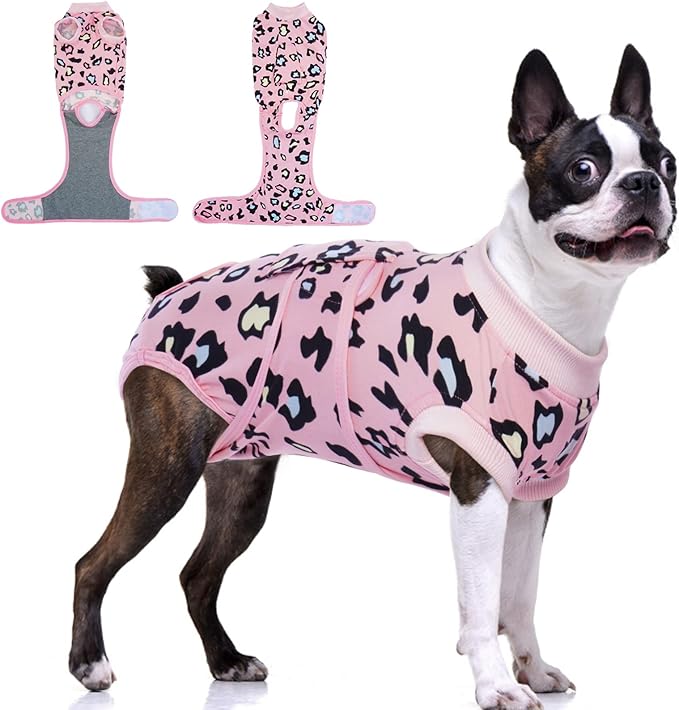 FUAMEY Recovery Suit for Dogs After Surgery, Soft Breathable Dog Bodysuit by FUAMEY