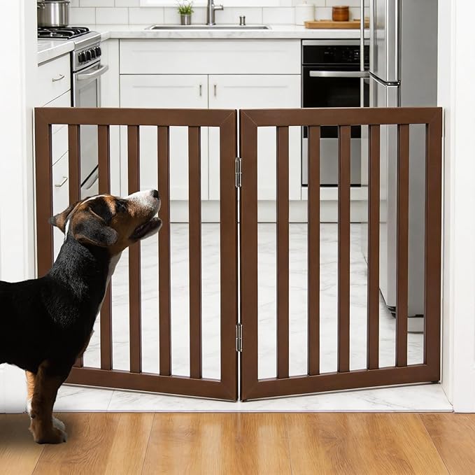 Dog Gate Indoor, Freestanding Dog Fence - Image 2