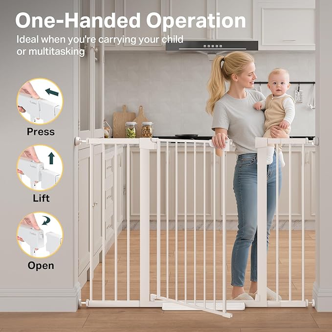 Cumbor 36" Extra Tall 29.7-51.5" Baby Gate - Image 8