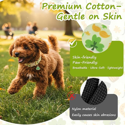 St. Patrick's Day Dog Collar, Light Green Puppy Collar - Image 4