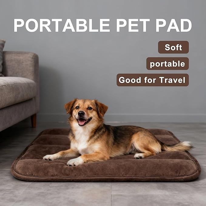 Dog Bed Mat, Reversible Dog Crate Pad - Image 7